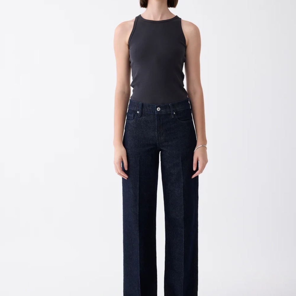 Free People Outland Denim Dark Blue Flare Jeans